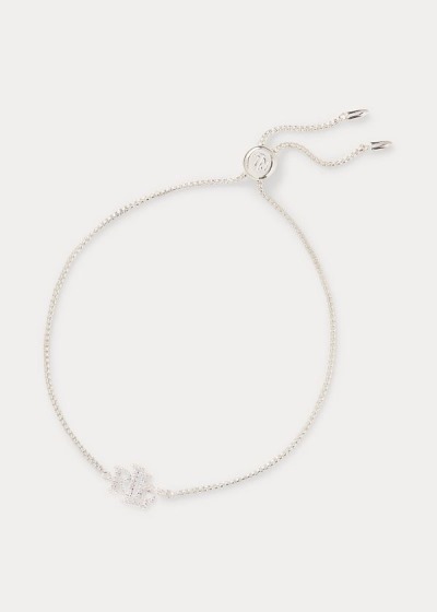 Women's Ralph Lauren Sterling Logo Bracelet | 048516UMI